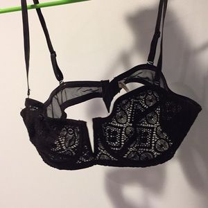 NWOT Free People Geometric Lace Bra